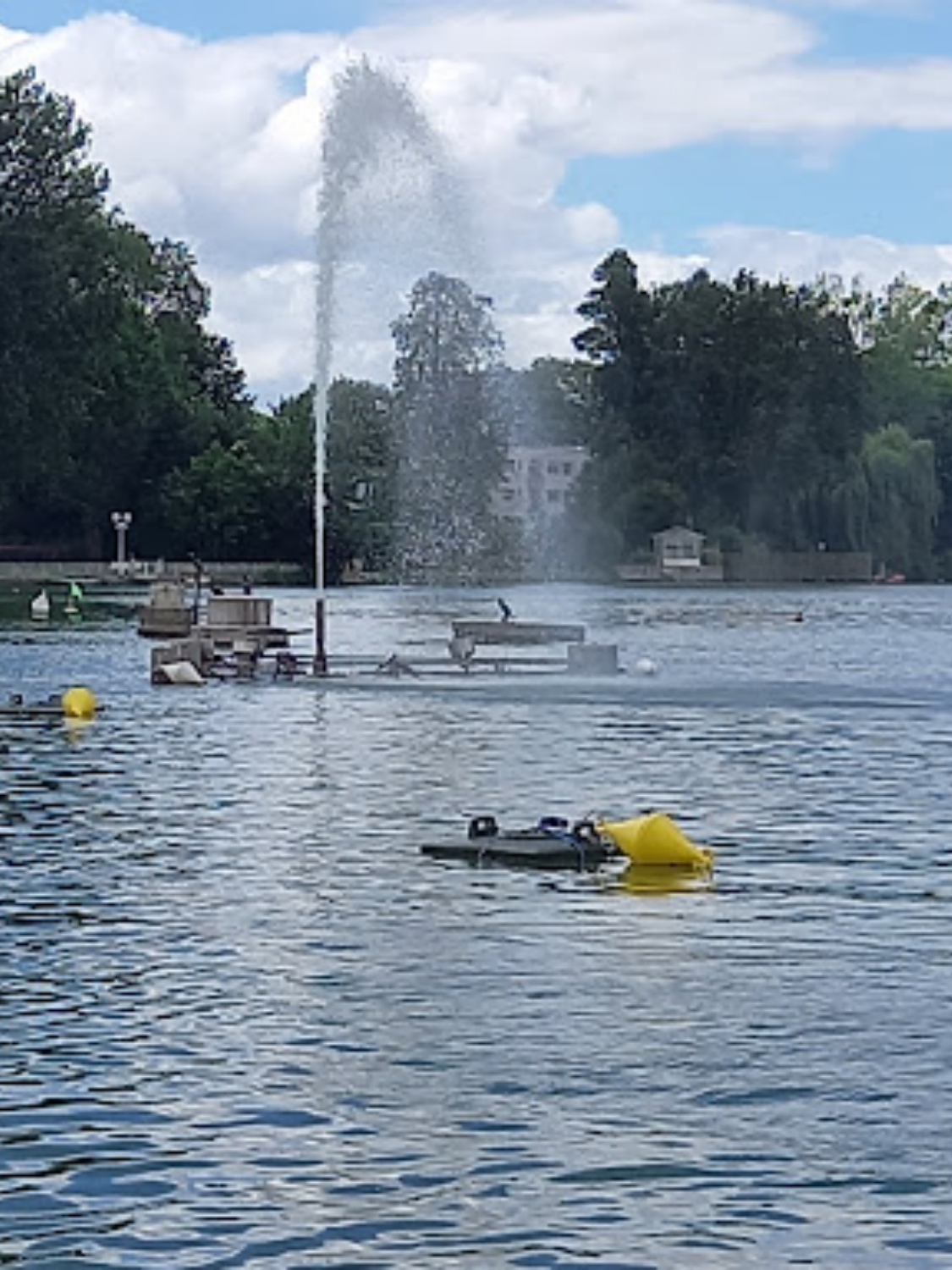 Aération plan d'eau